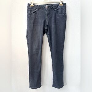 Cabi 5 pocket size 6 slim boyfriend grey jeans